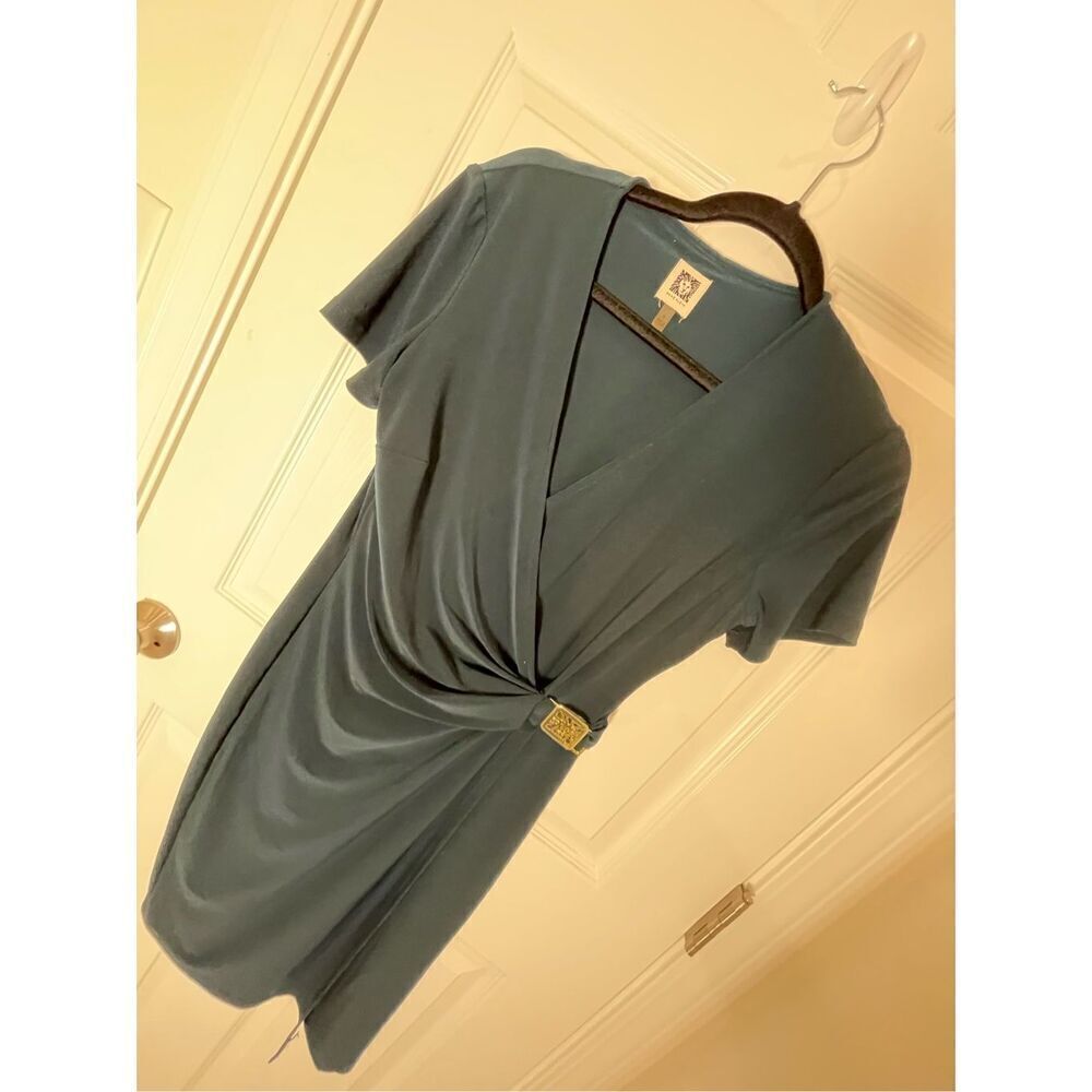 Anne Klein women’s dress dark green size 6